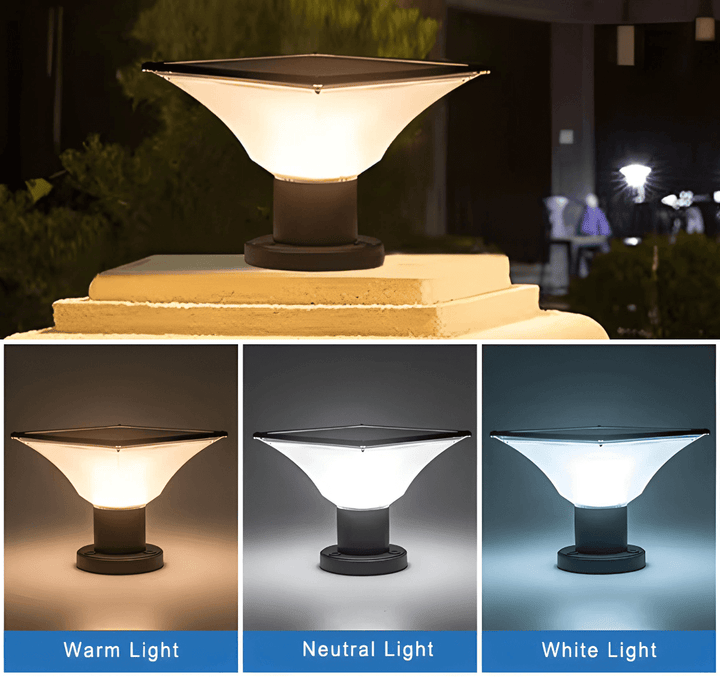 Solar Column Light Outdoor Waterproof LED - 3 Color Modes