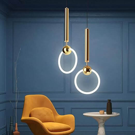 Modern LED Pendant Light Fixture for Minimalist Home Decor