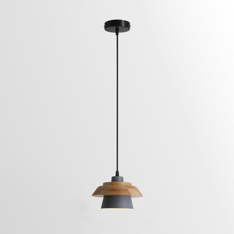 Natural Stone & Wood Pendant Lamp