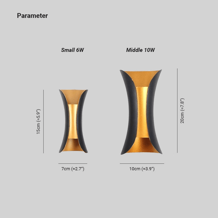 Outdoor Waterproof LED Wall Sconce