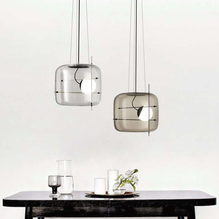 Modern Glass Pendant Light 30cm
