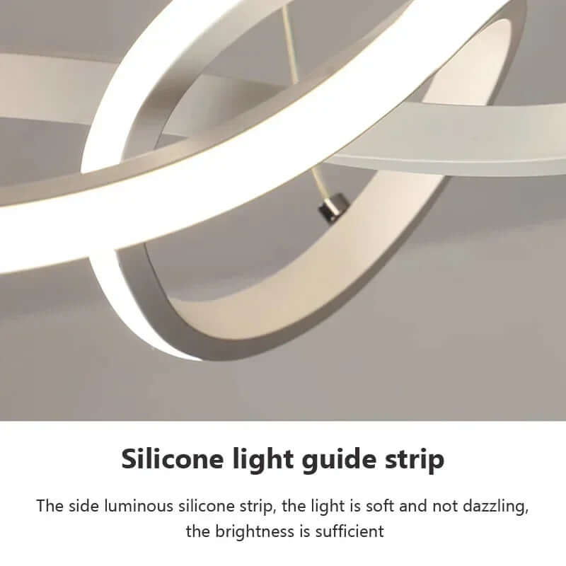 Modern LED Ceiling Light with Remote, 24cm