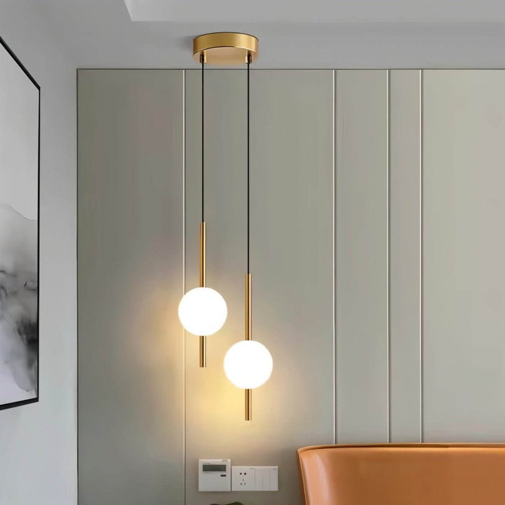 Modern Glass Ball Pendant Light 10cm