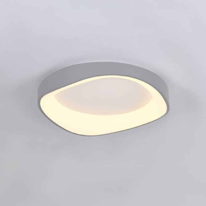 Modern Wood Grain LED Ceiling Light Fixture