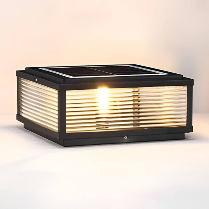 Modern Outdoor LED Pillar Mount Post Light