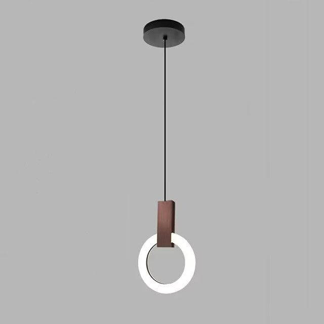 Modern Acrylic Ring LED Pendant Light