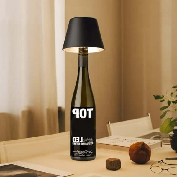 Rechargeable Wine Bottle Lamp Head
