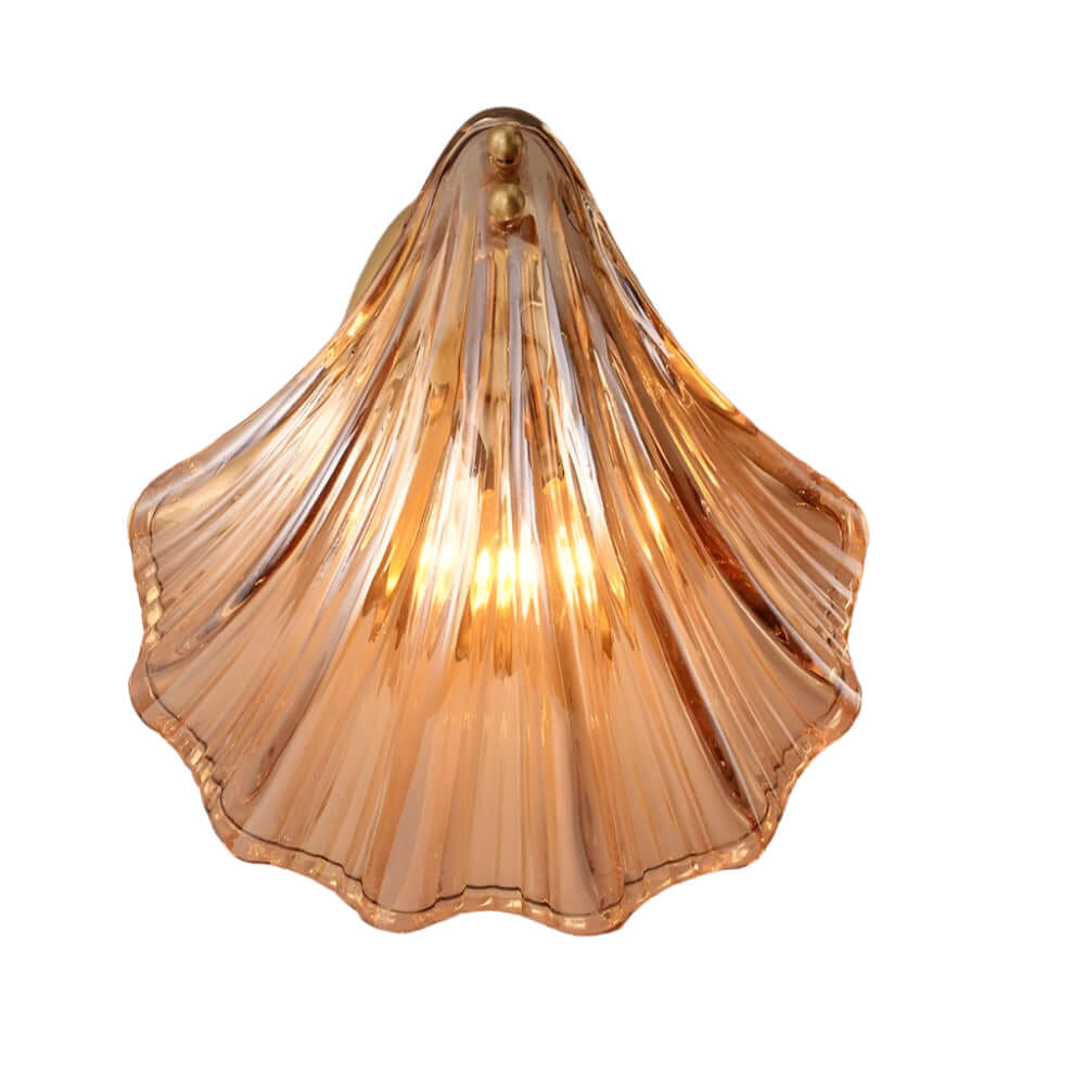 Seashell Wall Light Fixture, Nautical Decor, 20cm