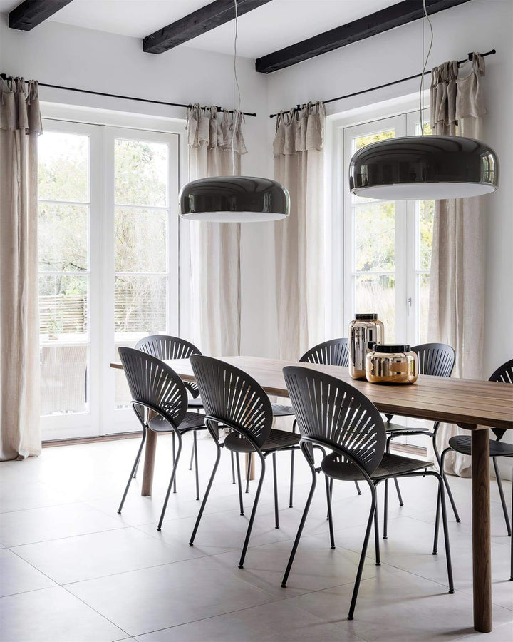 Modern Pendant Light 45/60cm - Aluminium & Polycarbonate