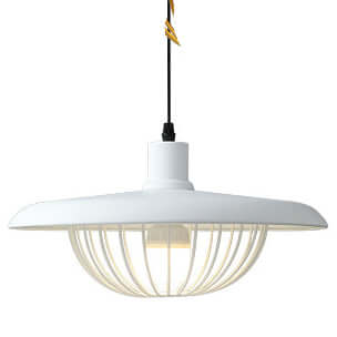Rustic Wood-Look Pendant Light Fixture