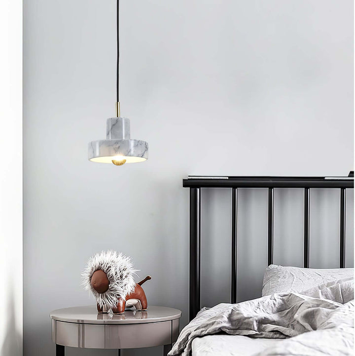 Marble Pendant Lamp with Integrated LED