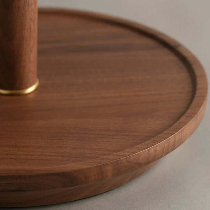 Pleated Wood Table Lamp