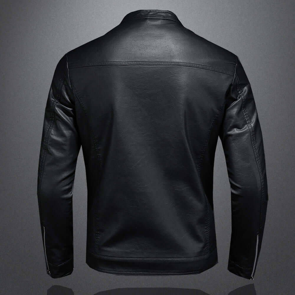 Classic Style Biker Jacket for Men
