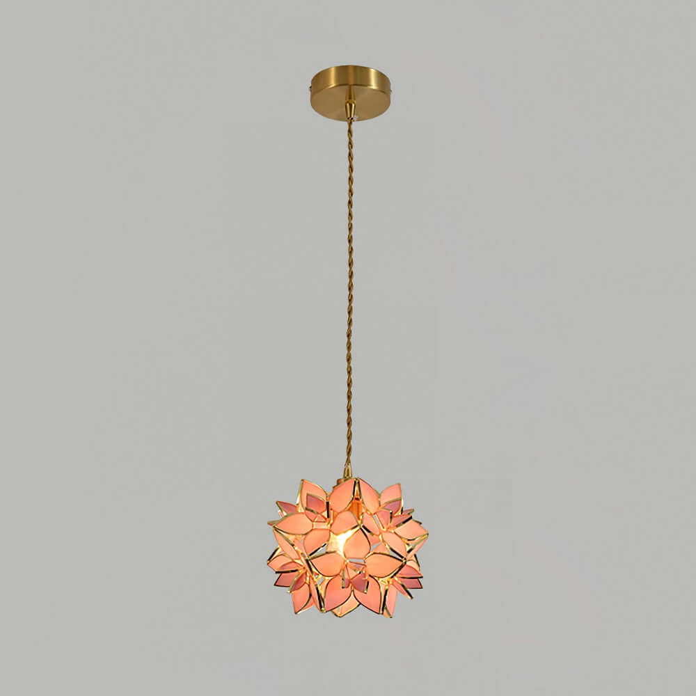 Capiz Shell Pendant Light, 20cm, Elegant Hanging Lamp