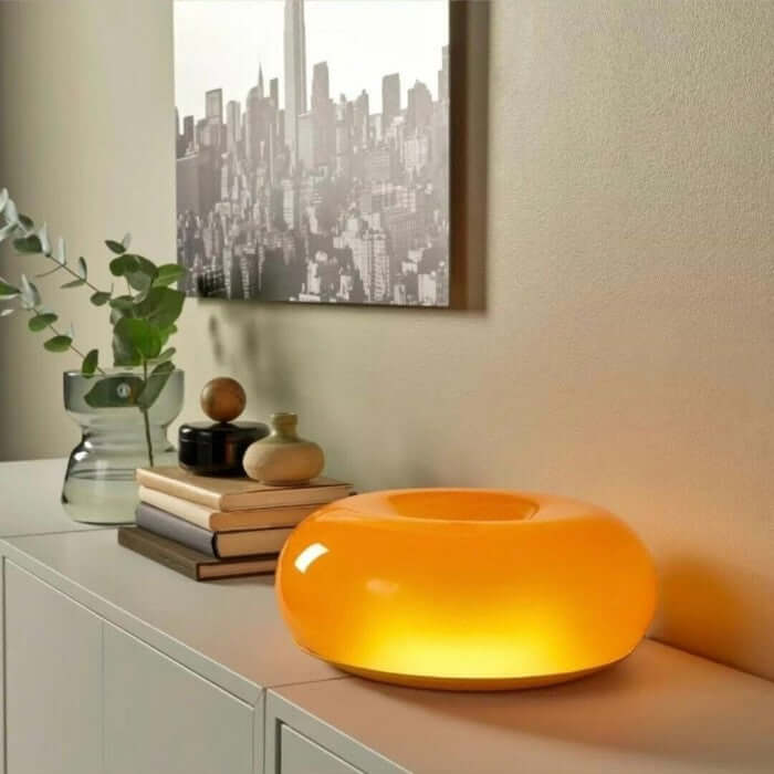 Modern Donut LED Wall & Table Lamp, 30cm