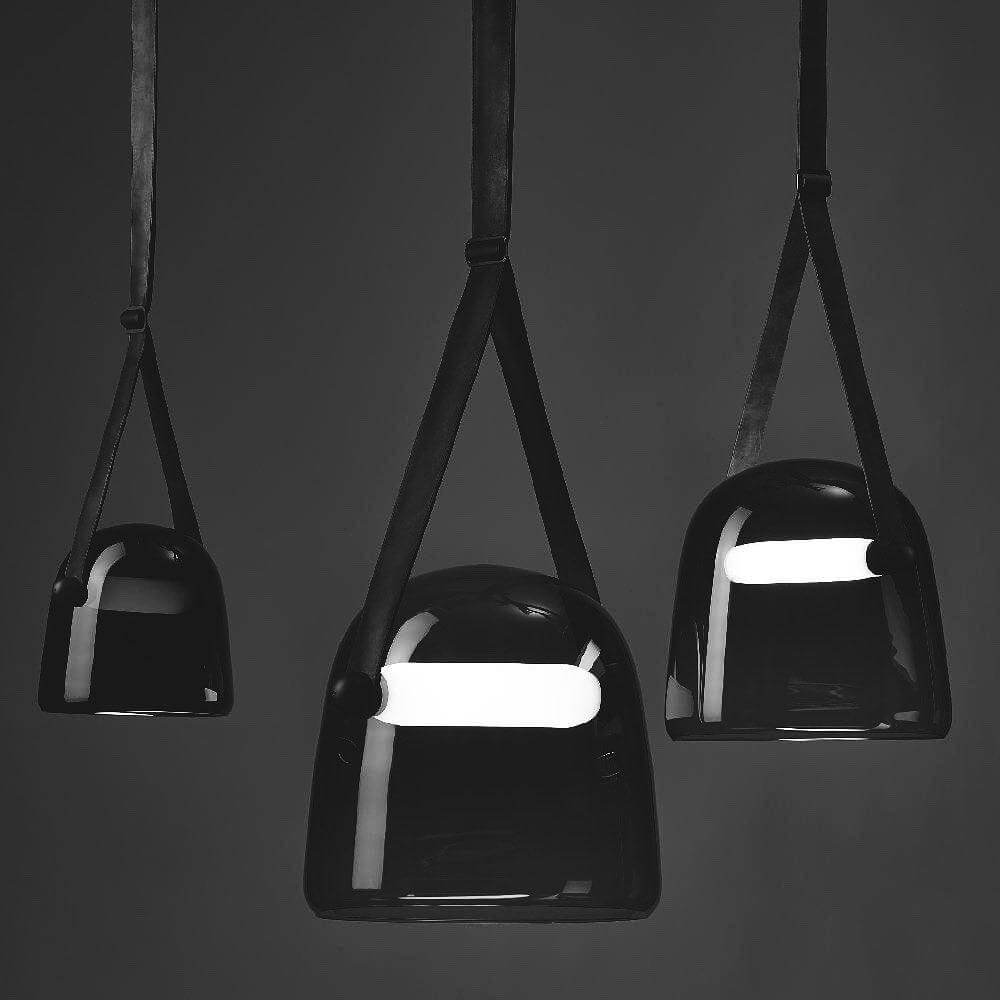 Modern Pendant Lamp with Metal Accents