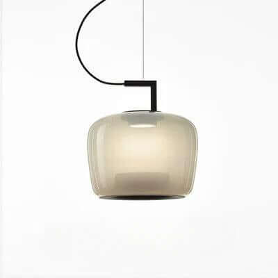 Modern Glass Pendant Light with LED