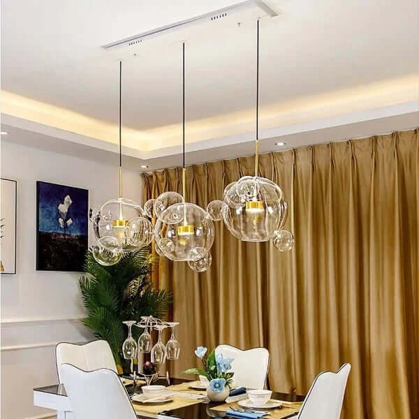 Modern Glass Sphere Pendant Light