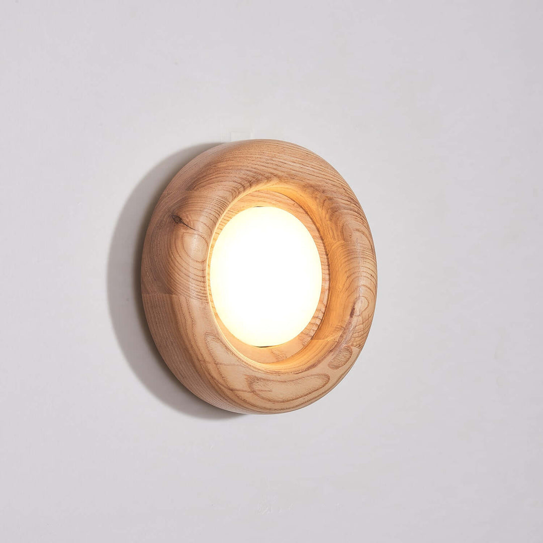 Modern Wood & Acrylic Wall Light