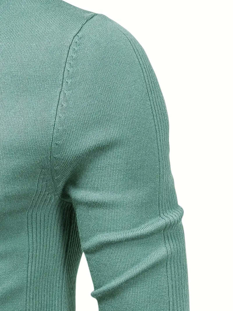 Men's Turtleneck Jumper - Warm Winter Pullover