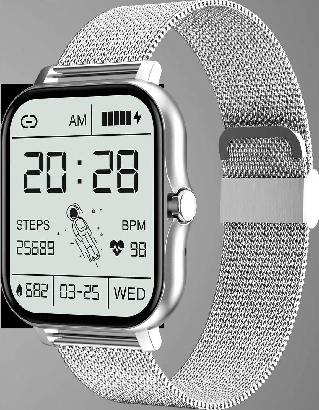Unisex Smart Watch with Bluetooth Calling & Health Tracking