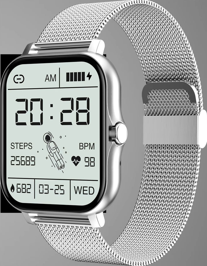 Unisex Smart Watch with Bluetooth Calling & Health Tracking
