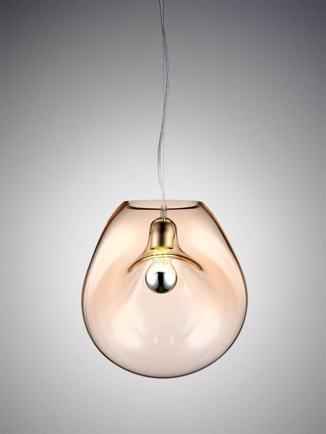 Modern Glass Pendant Lamp, Water Drop Design
