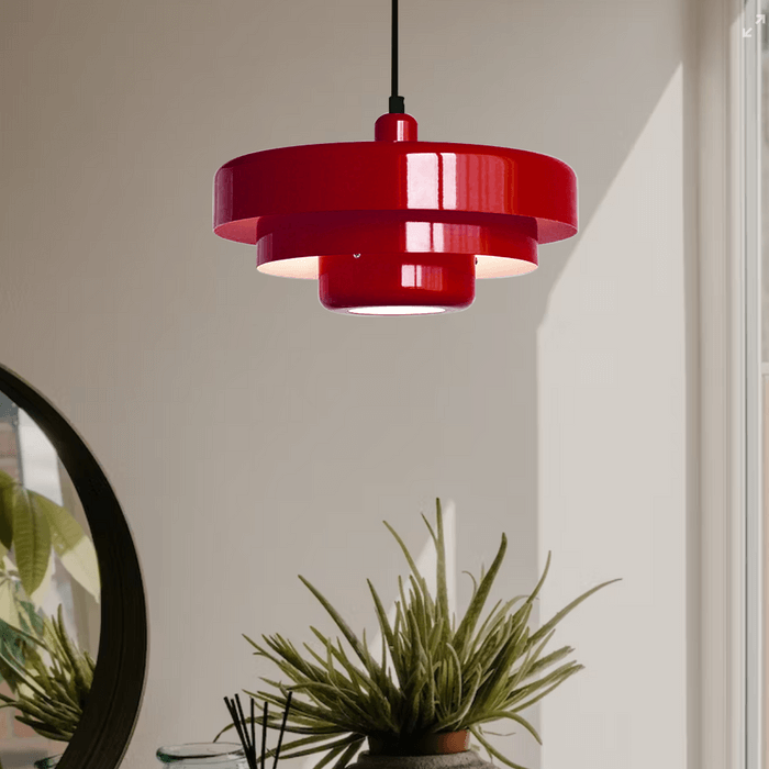 Iron Pendant Light 35cm Industrial Hanging Lamp