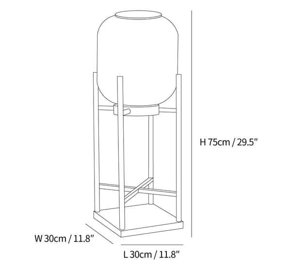 Solar Outdoor Floor Lamp Lantern
