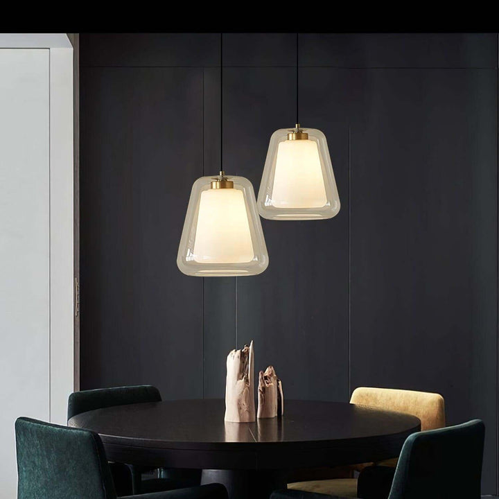 Modern Glass Pendant Light 27cm