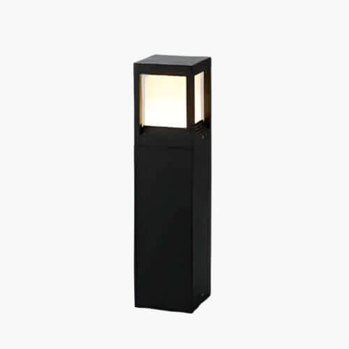 60cm Solar Cube Garden Light Outdoor Warm White LED