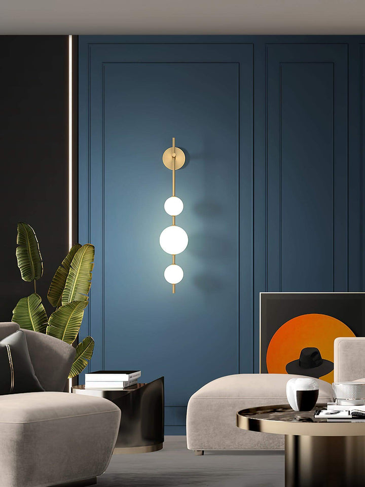 Modern Glass Globe Wall Lamp
