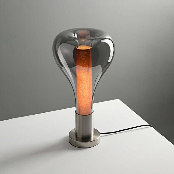 Lava Art Glass Table Lamp with LED Light
