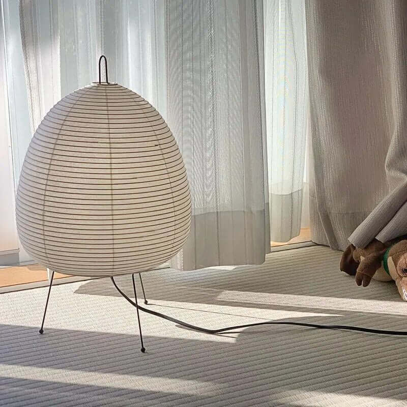 Japanese Style Rice Paper LED Table Lamp