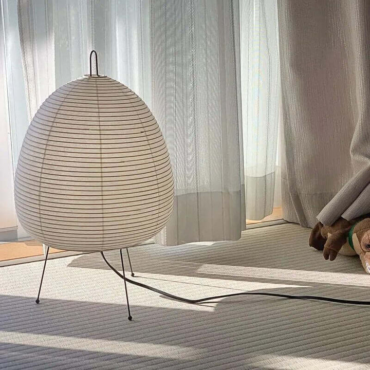 Japanese Style Rice Paper LED Table Lamp