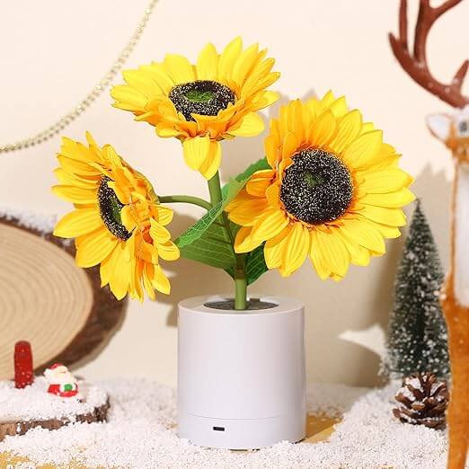 LED Sunflower Lamp - Decorative Table Lamp