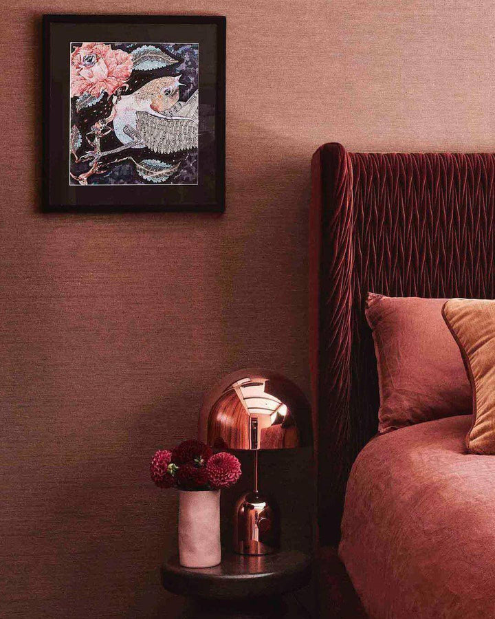 Modern Acrylic & Metal Bell Table Lamp
