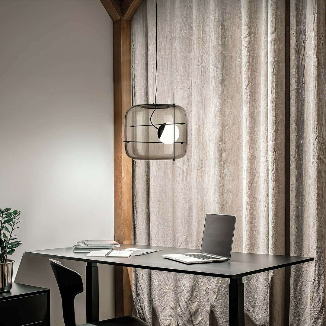 Modern Glass Pendant Light 30cm
