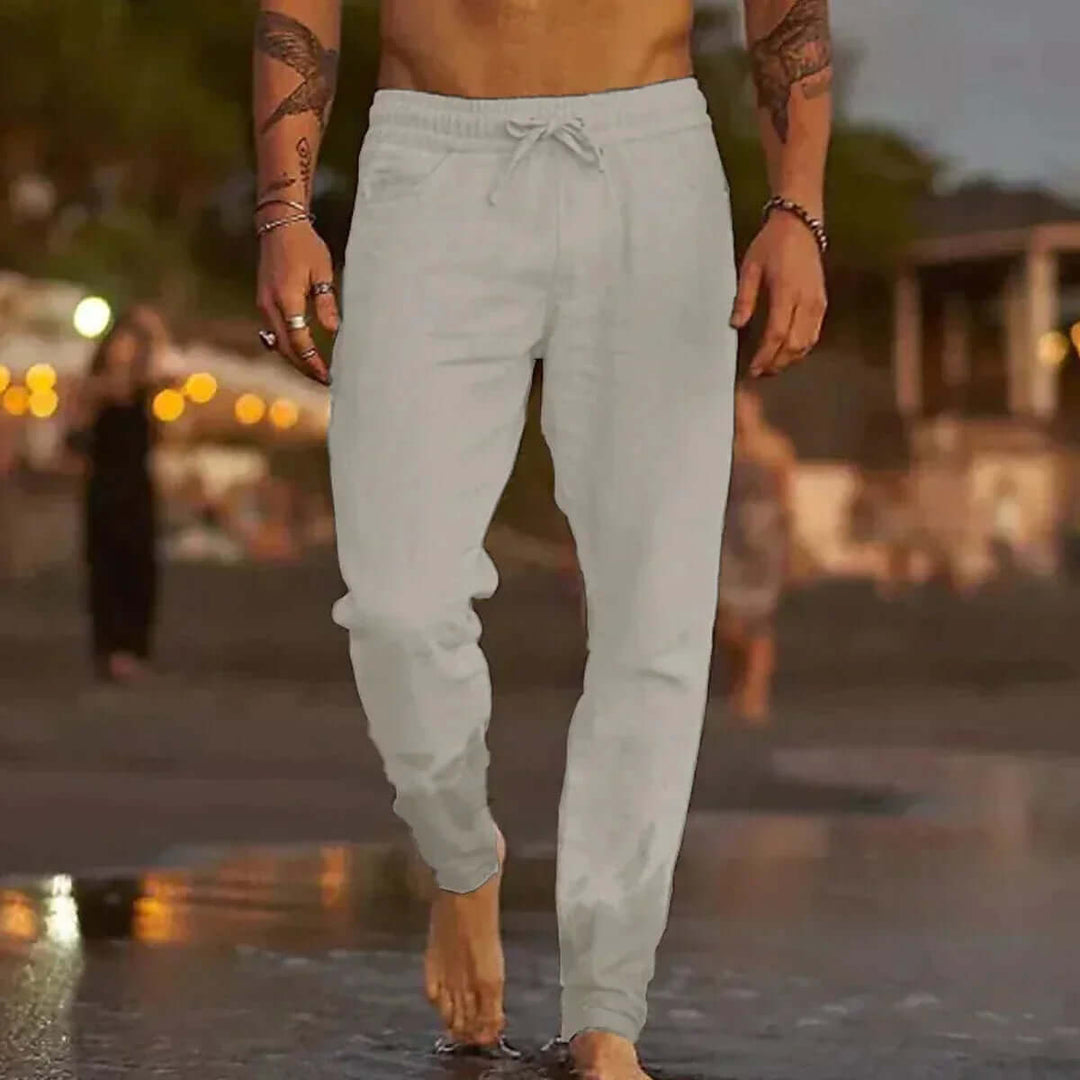Men's Casual Trousers - Lightweight Summer Fit