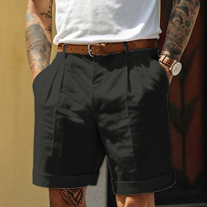 Men's Pleated Shorts