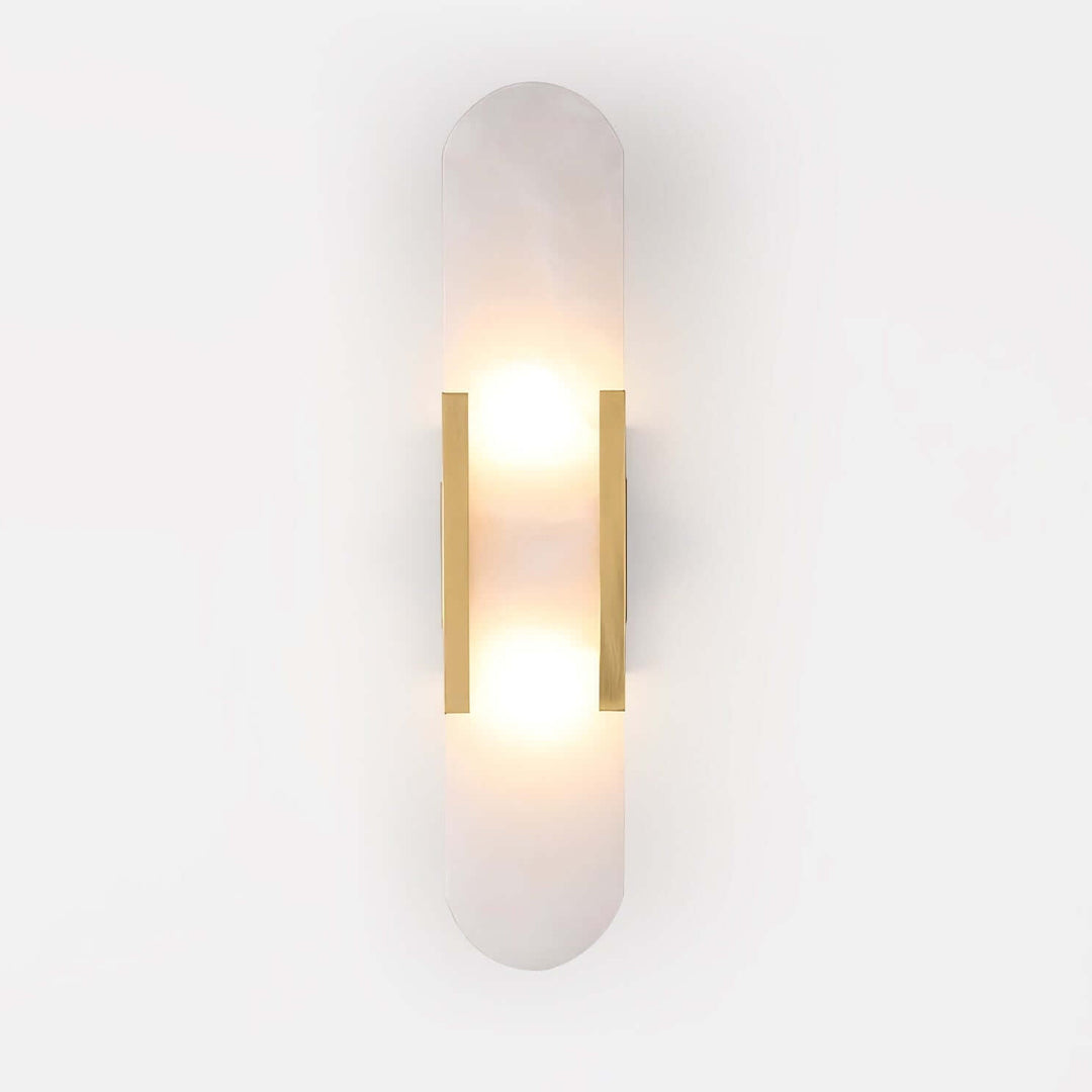Elongated Alabaster Wall Lamp