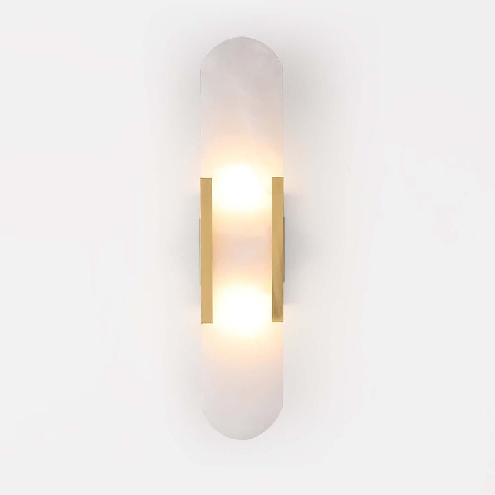 Elongated Alabaster Wall Lamp