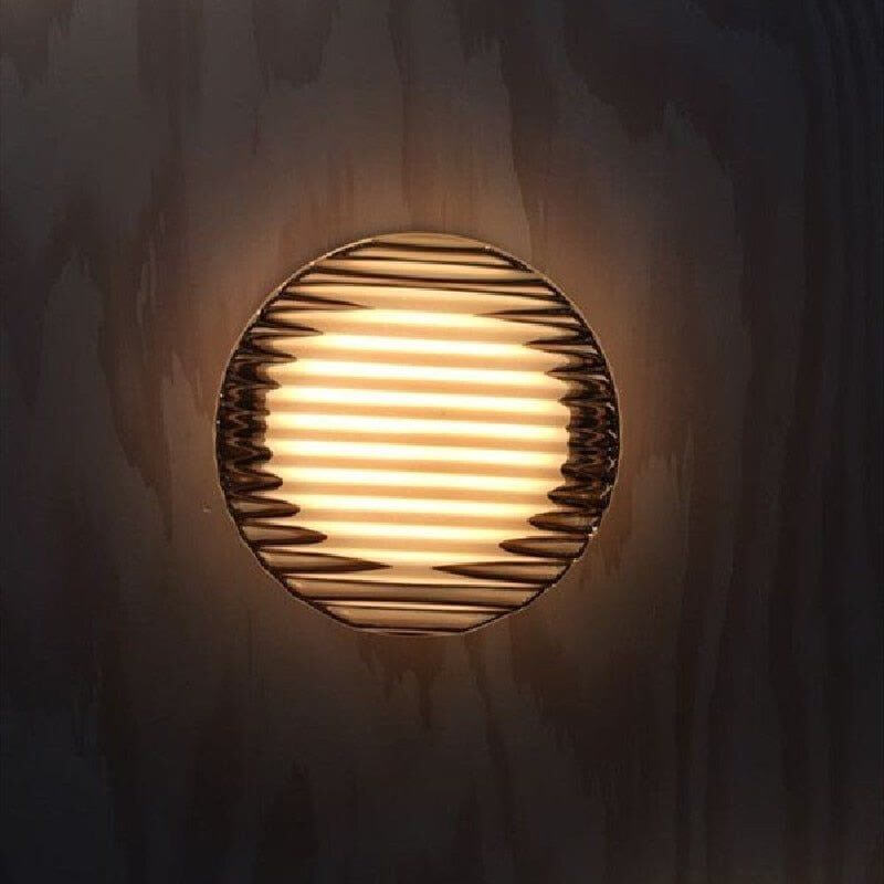 Modern Round LED Wall Light - Indoor/Outdoor