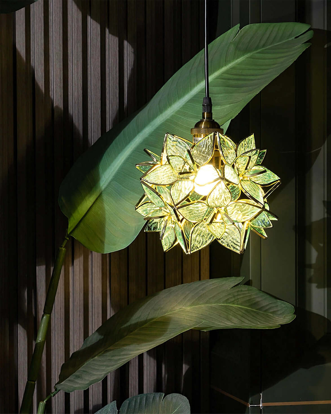 Capiz Shell Pendant Light, 20cm, Elegant Hanging Lamp