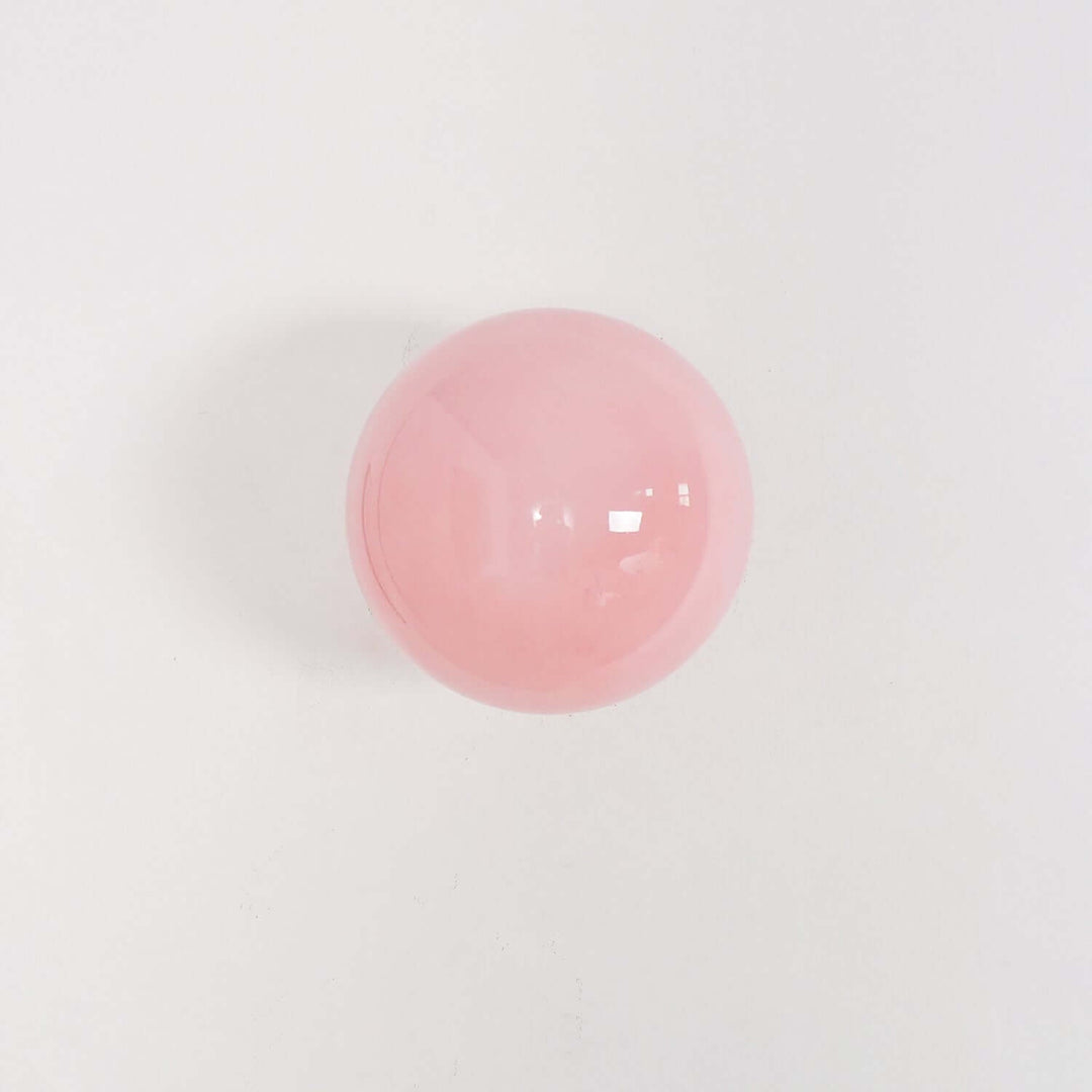 Pink Glass & Metal Sconce Light - 20cm