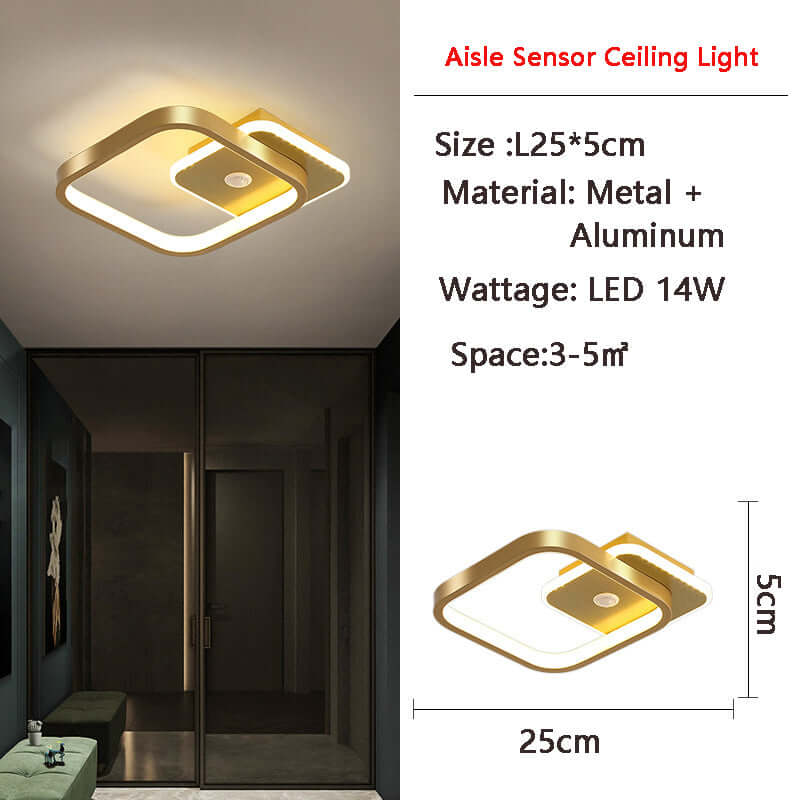 Motion Sensor LED Ceiling Light