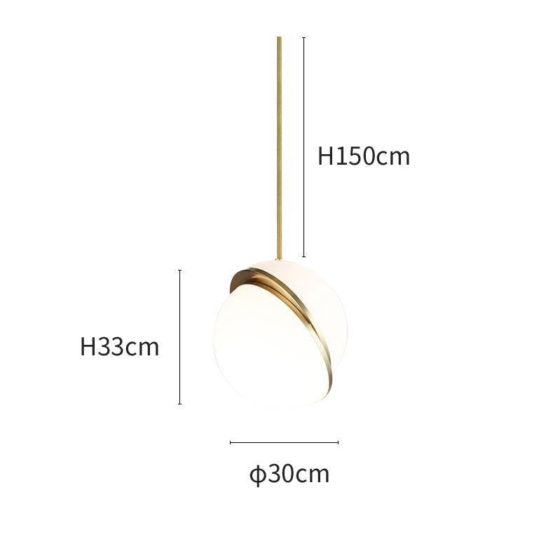 Modern Crescent Pendant Lamp