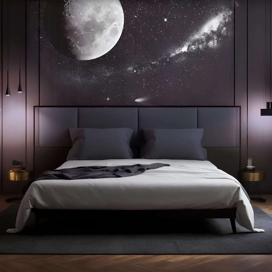 Galaxy Projector Lamp with Rotating Night Light