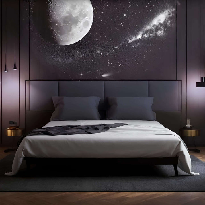 Galaxy Projector Lamp with Rotating Night Light