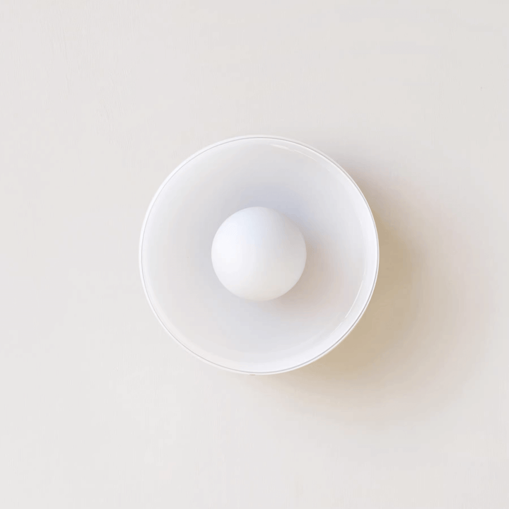 Modern Round Glass Ceiling Light Fixture